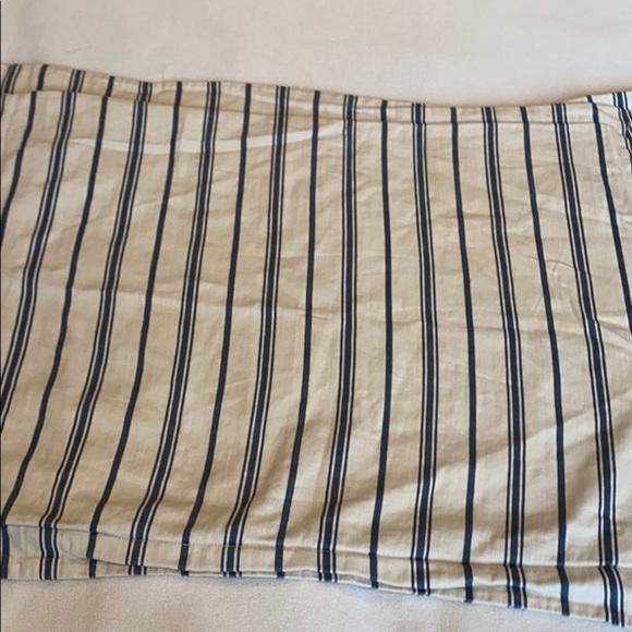 Pottery Barn Blue & Cream striped sham - Picture 1 of 3